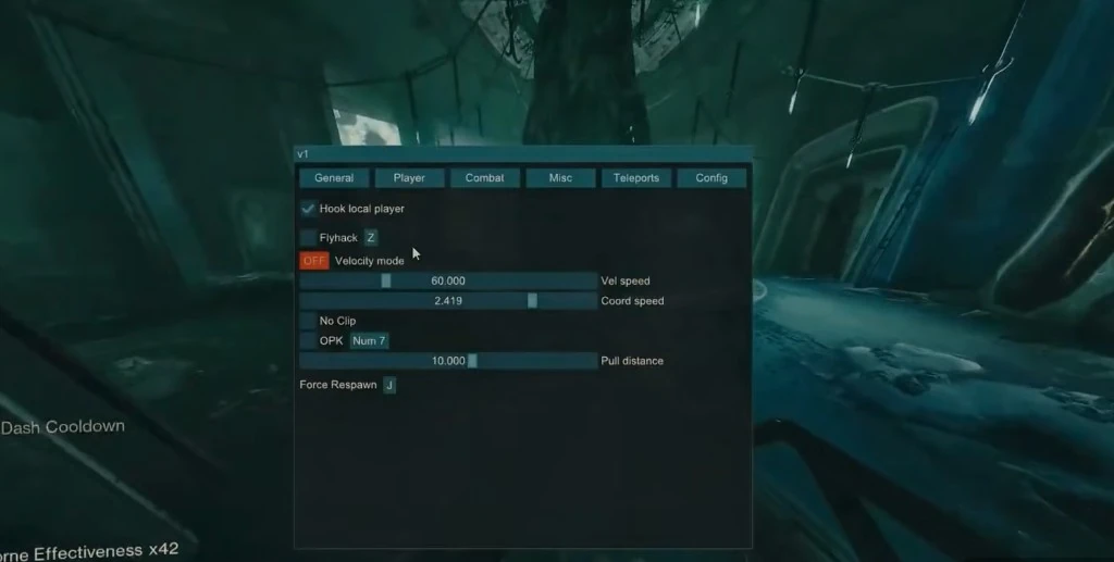Destiny 2 Cheats mod menu — aimbot, ESP, and overlay toggles on PC